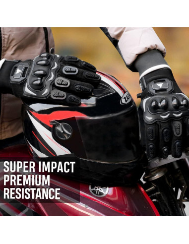 Guantes de Motocicleta SAGA SPORTS XL Vortex con Protección
