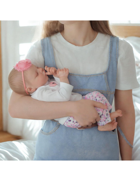 Muñeca Reborn JIZHI 43 cm Realista con Kit de Alimentación Muñeca Reborn JIZHI 43 cm Realista con Kit de Alimentación