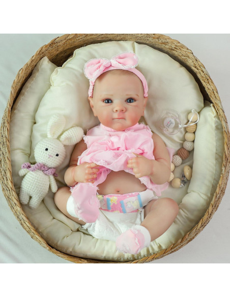 Muñeca de bebé renacida KSBD 50.8 cm con accesorios Muñeca de bebé renacida KSBD 50.8 cm con accesorios