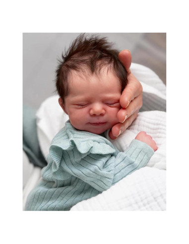 Muñeca Reborn Anano Bebé Realista 46cm Unisex con Accesorios