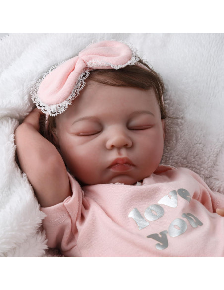 Muñeca Reborn Bebé Durmiendo DCOLCO 48 cm Realista para Niños Muñeca Reborn Bebé Durmiendo DCOLCO 48 cm Realista para Niños