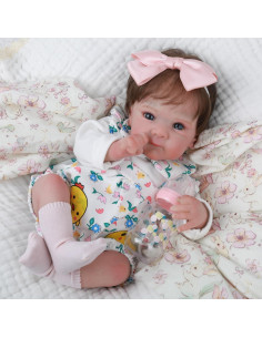 Muñeca Reborn Realista WOOROY 51 cm Bebé Niña Hecha a Mano 2