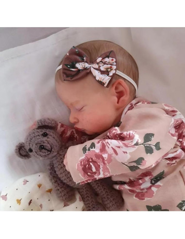 Muñeca Reborn Niña Mikaiqi 50.8 cm Bebé Realista para 3 años