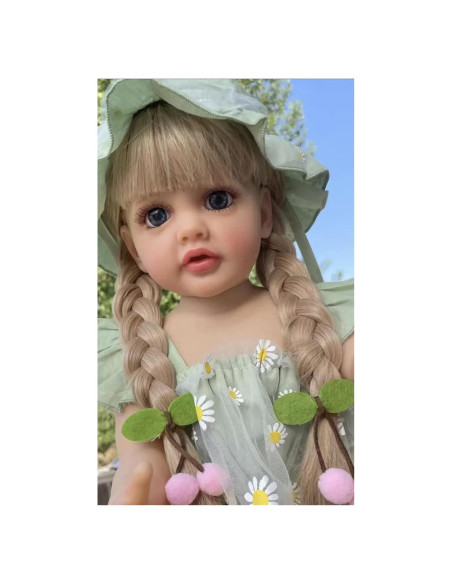 Muñeca Reborn Bebé Niña 55 cm Silicona Cuerpo Completo Muñeca Reborn Bebé Niña 55 cm Silicona Cuerpo Completo