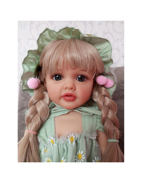Muñeca Reborn Bebé Niña 55 cm Silicona Cuerpo Completo Muñeca Reborn Bebé Niña 55 cm Silicona Cuerpo Completo