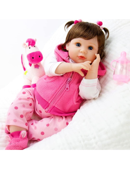 Muñeca de bebé renacida Milidool 55.88 cm con accesorios Muñeca de bebé renacida Milidool 55.88 cm con accesorios