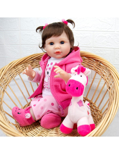Muñeca de bebé renacida Milidool 55.88 cm con accesorios Muñeca de bebé renacida Milidool 55.88 cm con accesorios