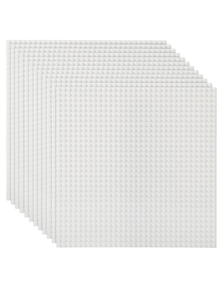 Placas Base Lekebaby 12 Piezas 25,4 cm Color Blanco Placas Base Lekebaby 12 Piezas 25,4 cm Color Blanco