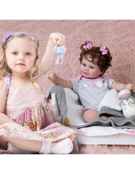 Muñeca Reborn Milidool 51 cm Realista Hecha a Mano Muñeca Reborn Milidool 51 cm Realista Hecha a Mano
