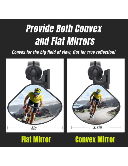 Espejo Retrovisor para Casco PidZoom HM01 Ajustable 360 Espejo Retrovisor para Casco PidZoom HM01 Ajustable 360
