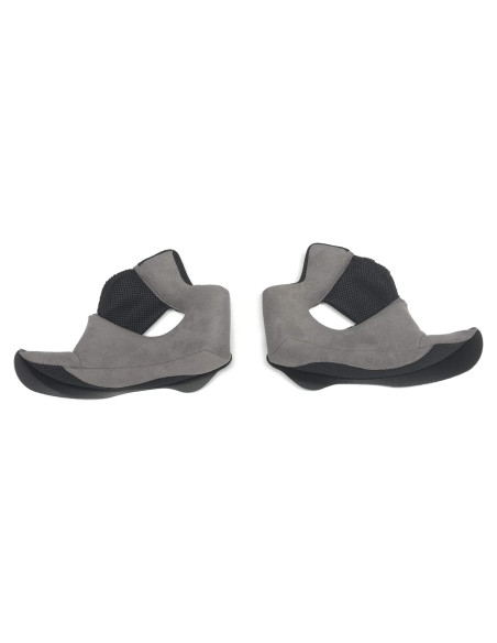 Almohadillas de Mejilla Bell Qualifier DLX Repuesto Gris 25mm Almohadillas de Mejilla Bell Qualifier DLX Repuesto Gris 25mm