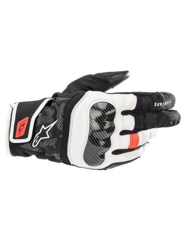 Guantes Alpinestars SMX Z Drystar Medio Negro/Blanco/Rojo