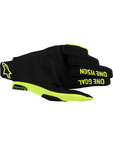 Guantes de Moto Alpinestars Radar Pro Amarillo Fluo Mediano