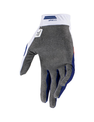 Guantes Leatt Moto 1.5 GripR Adulto Rojo/Azul Grande