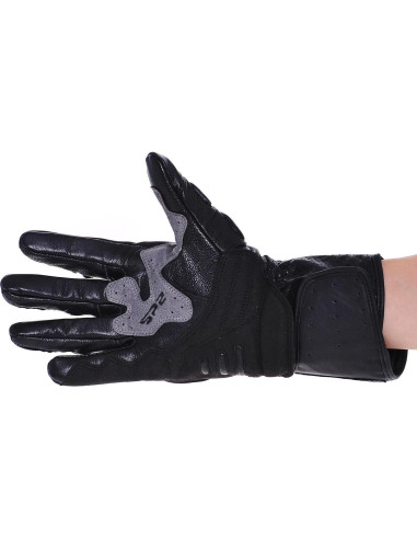 Guantes de Motocicleta Seibertron SP-2 de Cuero Negro