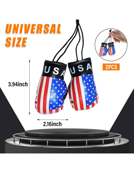Guantes de Boxeo Mini Kewucn para Espejo de Coche PVC Guantes de Boxeo Mini Kewucn para Espejo de Coche PVC