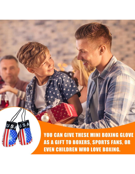 Guantes de Boxeo Mini Kewucn para Espejo de Coche PVC Guantes de Boxeo Mini Kewucn para Espejo de Coche PVC