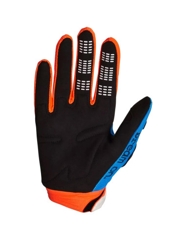 Guante de Motocross Fox Racing Yth 180 Azul Pequeño