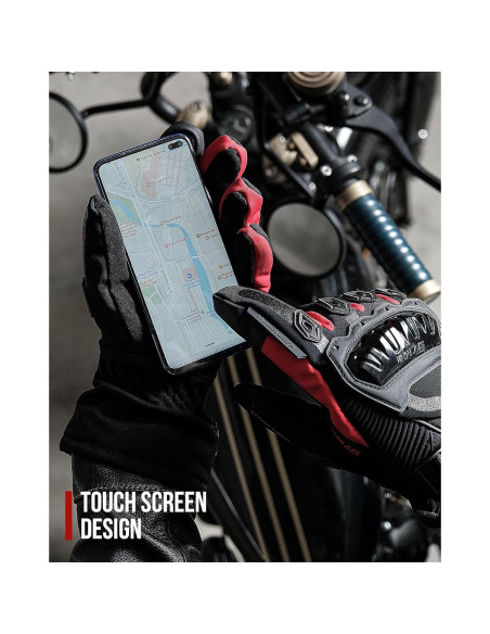 Guantes de Motocicleta IRON JIA'S Invierno Impermeables Táctiles Guantes de Motocicleta IRON JIA'S Invierno Impermeables Táctiles