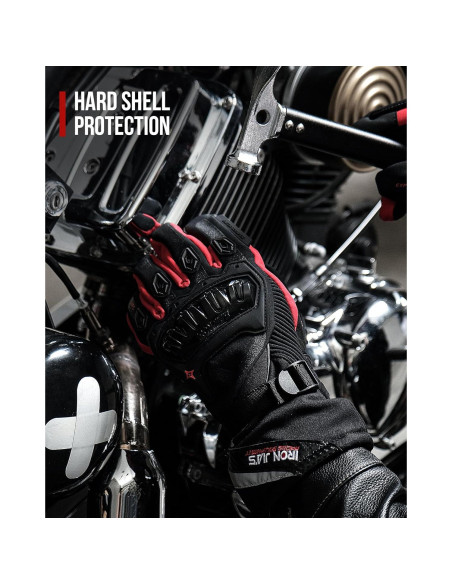 Guantes de Motocicleta IRON JIA'S Invierno Impermeables Táctiles Guantes de Motocicleta IRON JIA'S Invierno Impermeables Táctiles