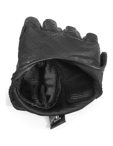 Guantes de Motocicleta KAIWENDE Negros de Dedos Cortos Guantes de Motocicleta KAIWENDE Negros de Dedos Cortos