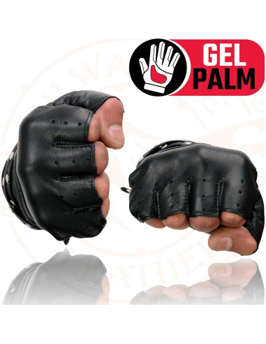 Guantes de moto Milwaukee Leather SH461 mujer sin dedos