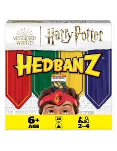 Hedbanz Harry Potter Edición 2022 Juego Familiar 4 Diademas