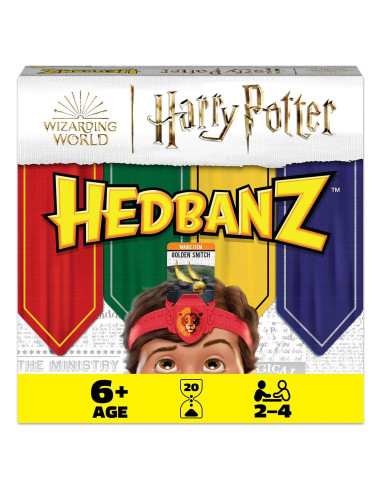Hedbanz Harry Potter Edición 2022 Juego Familiar 4 Diademas