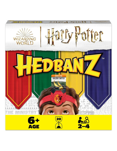 Hedbanz Harry Potter Edición 2022 Juego Familiar 4 Diademas Hedbanz Harry Potter Edición 2022 Juego Familiar 4 Diademas