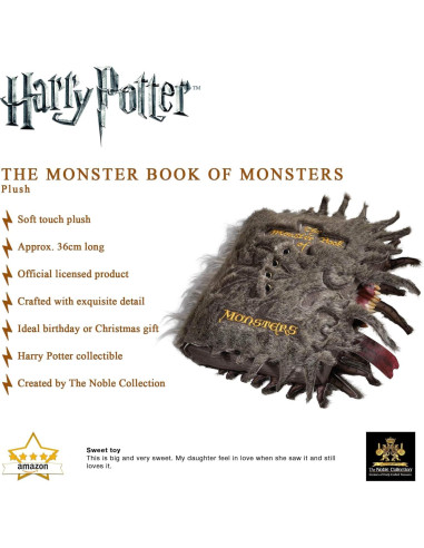 Peluche Coleccionista Libro de Monstruos Harry Potter 35.5cm