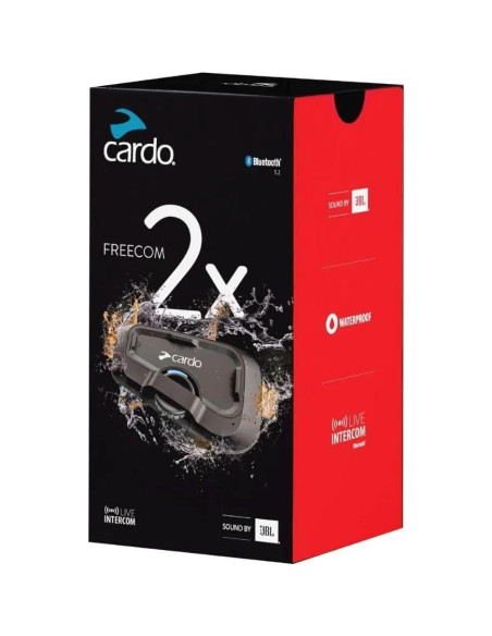 Intercomunicador Bluetooth Cardo FREECOM 2X para Motocicleta Intercomunicador Bluetooth Cardo FREECOM 2X para Motocicleta