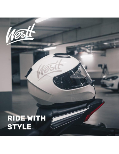 Casco de Motocicleta Westt Storm X Gris L 1.60 kg Aprobado DOT