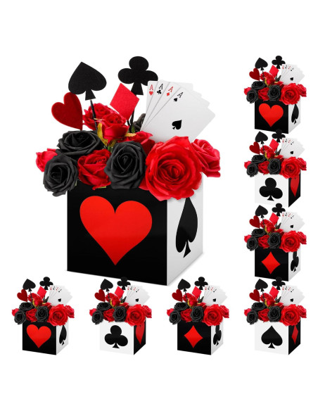 Cajas de Favor de Póker Zhanmai 4 Pcs 15x15x15 cm Casino Cajas de Favor de Póker Zhanmai 4 Pcs 15x15x15 cm Casino