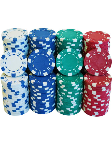 Fichas de Póker SEETOOOGAMES 200 Piezas 11.5g 4 Colores