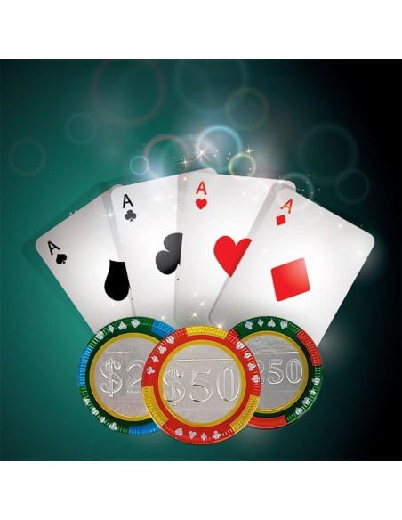 Monedas de Chocolate Fruidles 4,54 kg - Fichas de Poker Monedas de Chocolate Fruidles 4,54 kg - Fichas de Poker
