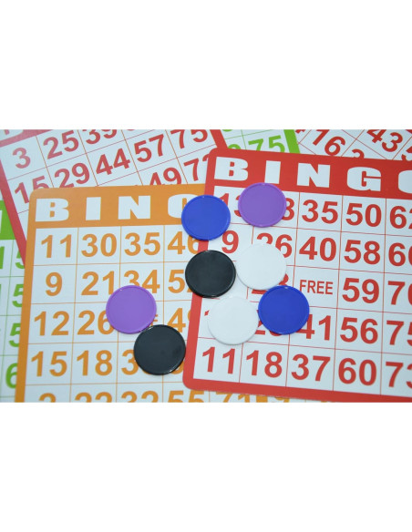 Set de 100 Fichas de Plástico SmartDealsPro 25mm 4 Colores Set de 100 Fichas de Plástico SmartDealsPro 25mm 4 Colores