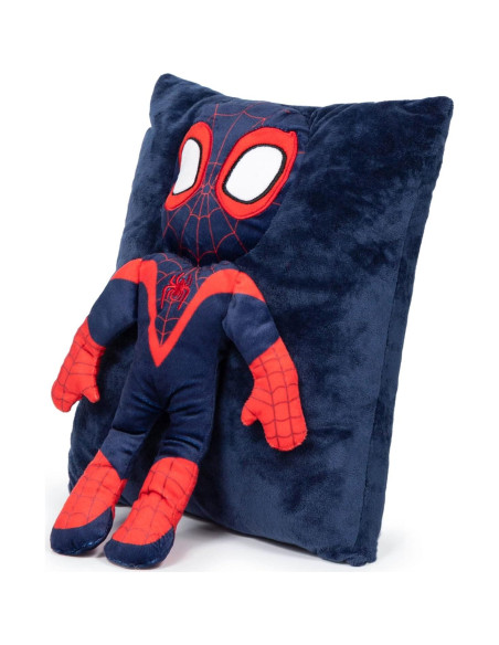 Almohada 3D Miles Morales Jay Franco Suave 38 cm Almohada 3D Miles Morales Jay Franco Suave 38 cm