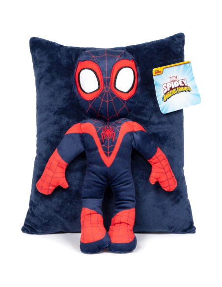 Almohada 3D Miles Morales Jay Franco Suave 38 cm Almohada 3D Miles Morales Jay Franco Suave 38 cm