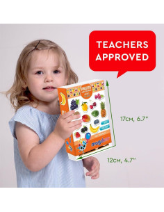 Imanes de Nevera Educativos Magdum - Set 110 Piezas Colorido 2