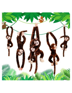 Juguete Mono de Peluche Hungdao 6 Paquetes 60-80 cm