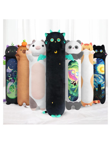 Gato de Peluche Mewaii 50cm Suave Almohada Kawaii