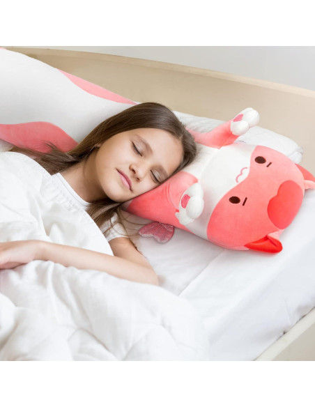 Almohada Gato Rosa Mewaii 90 cm Suave Peluche Kawaii Almohada Gato Rosa Mewaii 90 cm Suave Peluche Kawaii