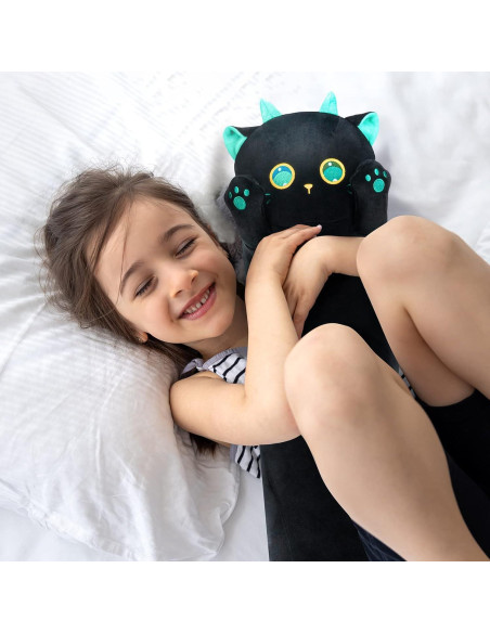 Gato de Peluche Mewaii 50cm Suave Almohada Kawaii Gato de Peluche Mewaii 50cm Suave Almohada Kawaii