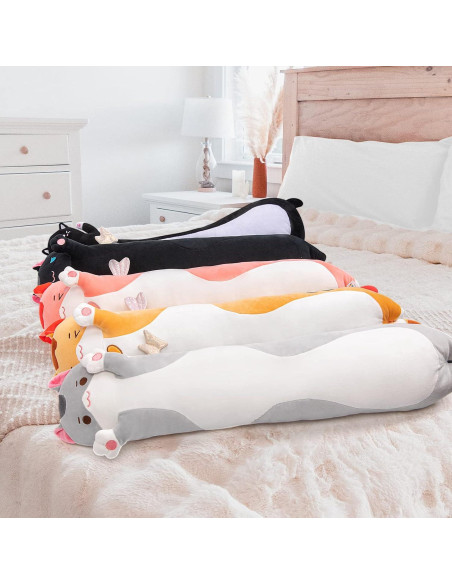 Almohada de Cuerpo de Gato Mewaii 71 cm Suave y Cómoda Almohada de Cuerpo de Gato Mewaii 71 cm Suave y Cómoda