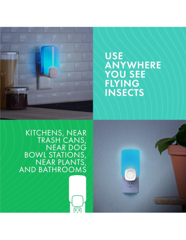 Trampa de Luz para Insectos Voladores SC Johnson - 2 Dispositivos