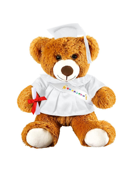 Oso de Graduación 2025 Foilswirl 22,86 cm Toga y Gorra Oso de Graduación 2025 Foilswirl 22,86 cm Toga y Gorra