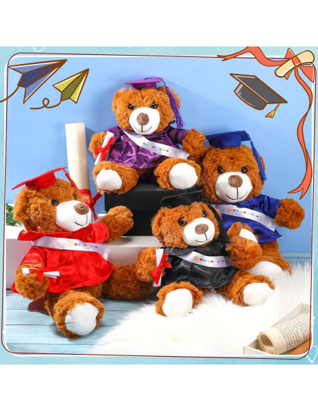 Oso de Graduación 2025 Foilswirl 35 cm Toga y Gorro Oso de Graduación 2025 Foilswirl 35 cm Toga y Gorro