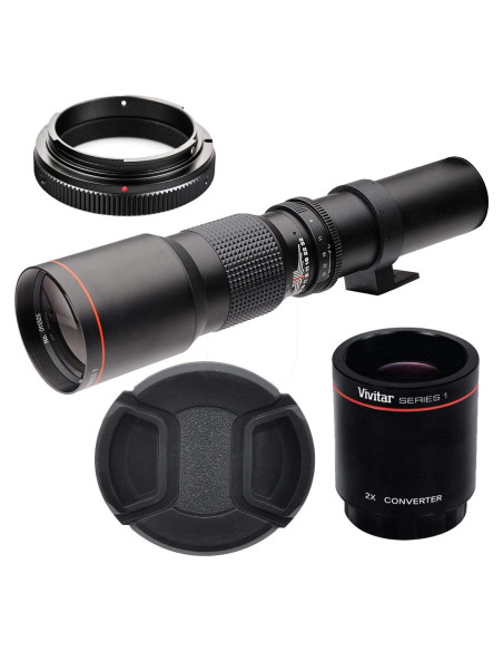 Lente Telefoto Manual VCC 500mm f/8 para Nikon DSLR Lente Telefoto Manual VCC 500mm f/8 para Nikon DSLR