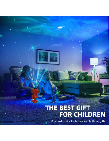Proyector de Galaxia RUISHINE Astronauta Luz Nocturna