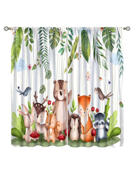 Cortinas Trelemek Animales del Bosque 2 Paneles 91x160 cm Cortinas Trelemek Animales del Bosque 2 Paneles 91x160 cm